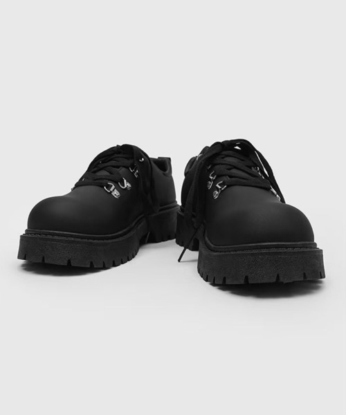 CALIFORNIA OUTFITTERS(カリフォルニア アウトフィッターズ)の「9C97 レースアップ厚底 マウンテンシューズ(ブーツ・メンズ・ブラック・44/42/40)」の2枚目の写真