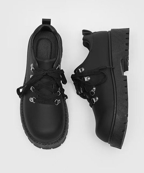 CALIFORNIA OUTFITTERS(カリフォルニア アウトフィッターズ)の「9C97 レースアップ厚底 マウンテンシューズ(ブーツ・メンズ・ブラック・44/42/40)」の14枚目の写真