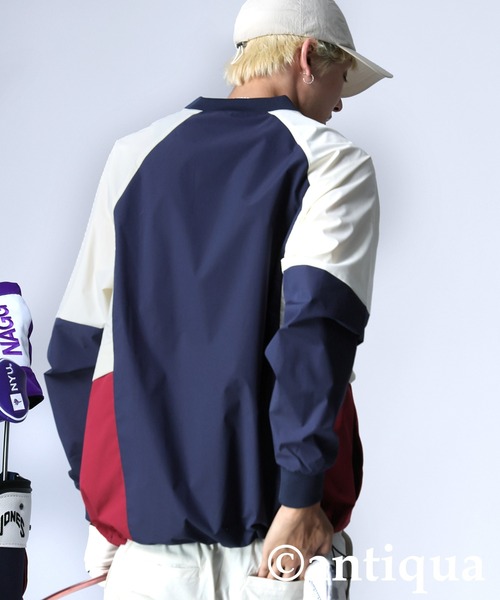 antiqua(アンティカ)の「【STCH】配色切替トップス(Tシャツ/カットソー・レディース・ブラック/ネイビー・LXL/ML)」の11枚目の写真