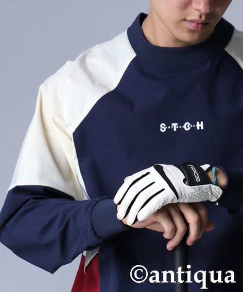 antiqua(アンティカ)の「【STCH】配色切替トップス(Tシャツ/カットソー・レディース・ブラック/ネイビー・LXL/ML)」の15枚目の写真