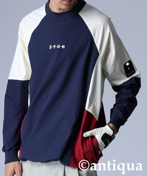 antiqua(アンティカ)の「【STCH】配色切替トップス(Tシャツ/カットソー・レディース・ブラック/ネイビー・LXL/ML)」の18枚目の写真