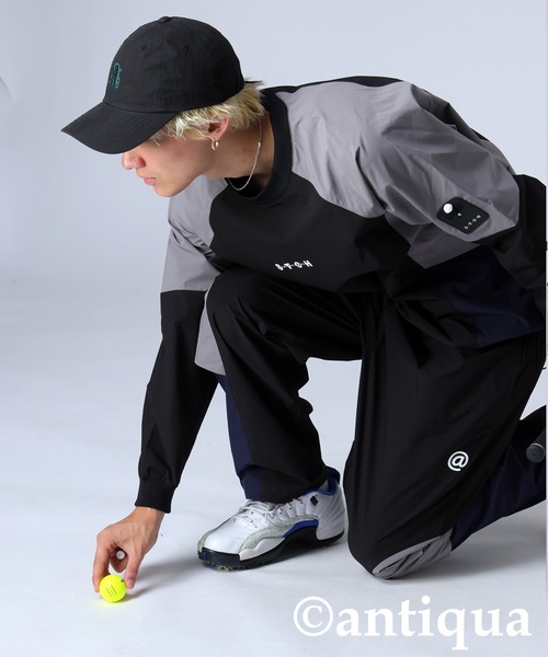 antiqua(アンティカ)の「【STCH】配色切替トップス(Tシャツ/カットソー・レディース・ブラック/ネイビー・LXL/ML)」の6枚目の写真