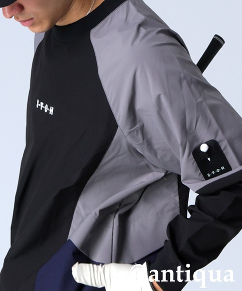 antiqua(アンティカ)の「【STCH】配色切替トップス(Tシャツ/カットソー・レディース・ブラック/ネイビー・LXL/ML)」の8枚目の写真