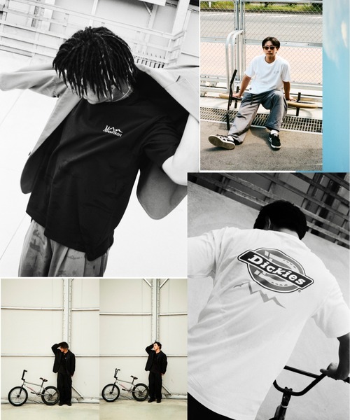 MANASTASH(マナスタッシュ)の「MANASTASHxDICKIES TEE ORIGINAL LOGO(Tシャツ/カットソー・メンズ・ホワイト/ブラック・M/L/XL)」の5枚目の写真