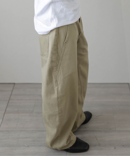 La-gemme(ラジェム)の「パネルラインアシンメトリーワイドパンツ(その他パンツ・レディース・ブラック/オリーブ/ホワイト・M/L)」の14枚目の写真