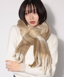 PAGEBOY | フリンジチェックストール(ストール/ショール)