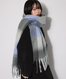 PAGEBOY | フリンジチェックストール(ストール/ショール)