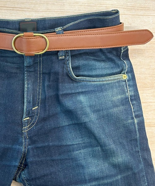 Lee（リー）の「Lee/リー　30mm ピンレスベルト/ゴールドバックル（ベルト・レディース・ダークブラウン/ブラウン/ブラック・FREE）」の6枚目の写真