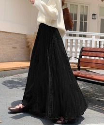 emi+（エミプラス）の「ワッシャーAラインロングスカート（スカート）」