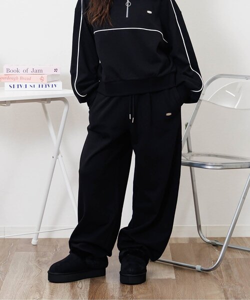 algy（アルジー）の「スウェットパンツ（スウェットパンツ・キッズ・グレー/ブラック・XX-SMALL/X-SMALL/MEDIUM/SMALL）」の2枚目の写真