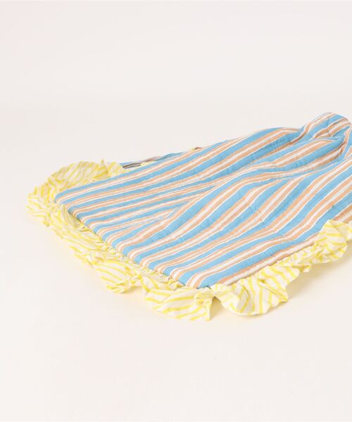 チチカカ(チチカカ)の「カリーノブロックプリントフリルトート(トートバッグ・レディース・ピンクベージュ/ライトブルー/グレー/その他1/その他2/イエロー・FREE)」の8枚目の写真