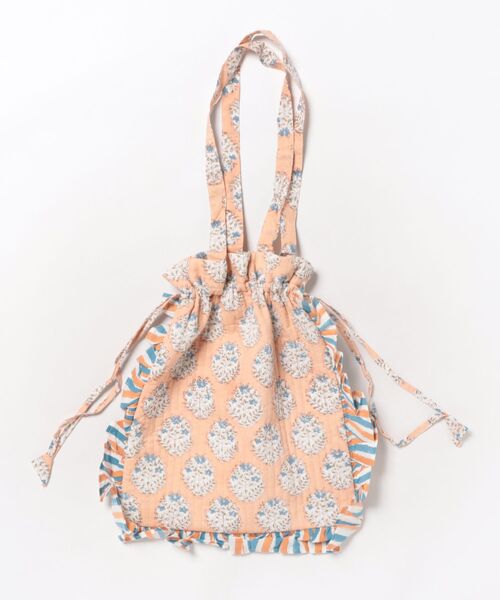 チチカカ(チチカカ)の「カリーノブロックプリントフリルトート(トートバッグ・レディース・ピンクベージュ/ライトブルー/グレー/その他1/その他2/イエロー・FREE)」の13枚目の写真