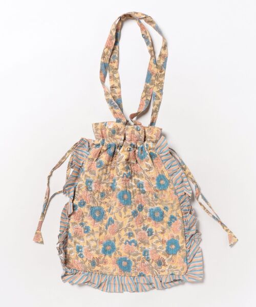 チチカカ(チチカカ)の「カリーノブロックプリントフリルトート(トートバッグ・レディース・ピンクベージュ/ライトブルー/グレー/その他1/その他2/イエロー・FREE)」の12枚目の写真