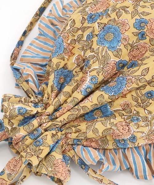 チチカカ(チチカカ)の「カリーノブロックプリントフリルトート(トートバッグ・レディース・ピンクベージュ/ライトブルー/グレー/その他1/その他2/イエロー・FREE)」の21枚目の写真