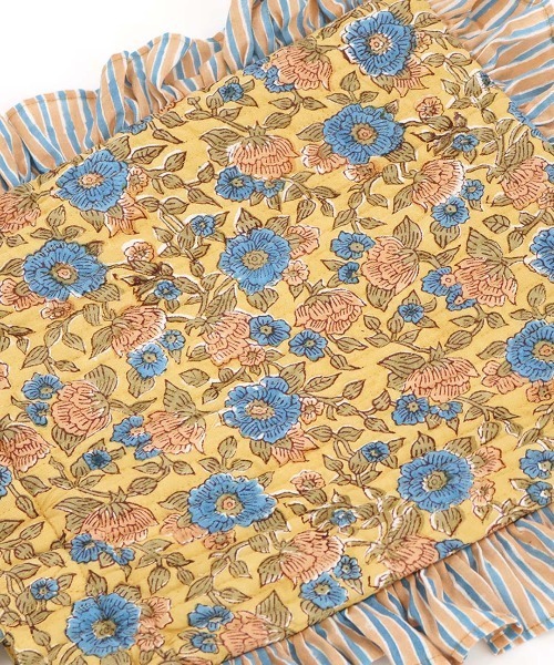 チチカカ(チチカカ)の「カリーノブロックプリントフリルトート(トートバッグ・レディース・ピンクベージュ/ライトブルー/グレー/その他1/その他2/イエロー・FREE)」の20枚目の写真