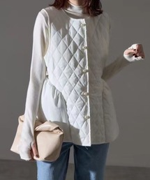 ベスト（ホワイト/白色系・キルティング）ファッション通販 - ZOZOTOWN