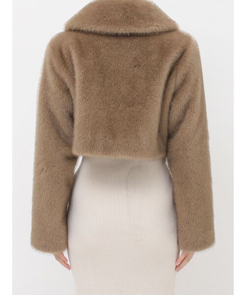 RESEXXY（リゼクシー）の「フェイクファーダッフルブルゾン（ブルゾン・レディース・アイボリー/ブラック/ブラウン・FREE）」の17枚目の写真