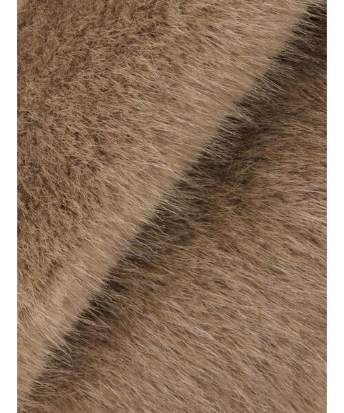 RESEXXY（リゼクシー）の「フェイクファーダッフルブルゾン（ブルゾン・レディース・アイボリー/ブラック/ブラウン・FREE）」の5枚目の写真