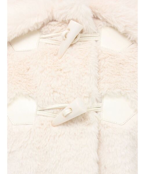 RESEXXY（リゼクシー）の「フェイクファーダッフルブルゾン（ブルゾン・レディース・アイボリー/ブラック/ブラウン・FREE）」の7枚目の写真