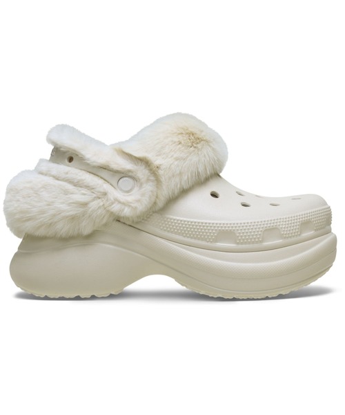 crocs（クロックス）の「クロックス ベイ ラインド クロッグ / crocs Bae Lined Clog（サンダル・レディース・ブラック/ホワイト・26cm/27cm/21cm/22cm/23cm/24cm/25cm）」の6枚目の写真