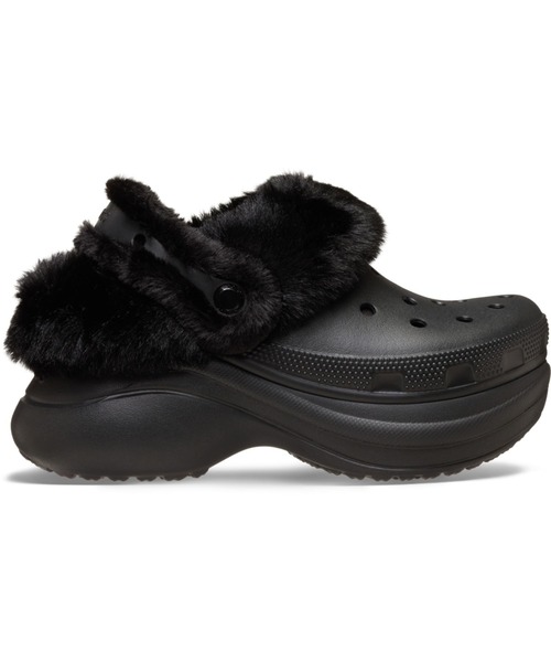 crocs（クロックス）の「クロックス ベイ ラインド クロッグ / crocs Bae Lined Clog（サンダル・レディース・ブラック/ホワイト・26cm/27cm/21cm/22cm/23cm/24cm/25cm）」の10枚目の写真