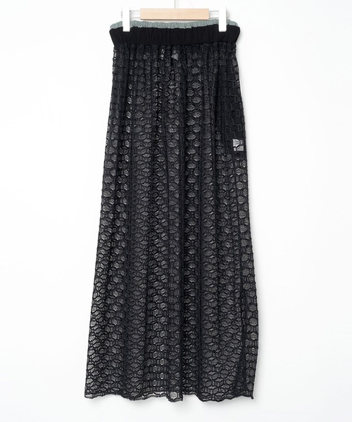 BEDSIDEDRAMA（ベットサイドドラマ）の「Ultra Mesh Skirt（スカート・レディース・ミント/ブラック・1）」の15枚目の写真