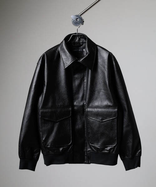 セール】ATU フェイクレザーA-2タイプ（ミリタリージャケット