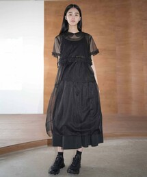 Bshop | eunoia | レイヤードメッシュワンピース WOMEN(ワンピース)