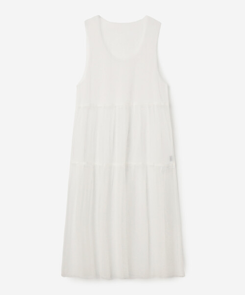 Bshop(ビショップ)の「eunoia | レイヤードメッシュワンピース WOMEN(ワンピース・レディース・ブラック/ホワイト・ONE)」の17枚目の写真