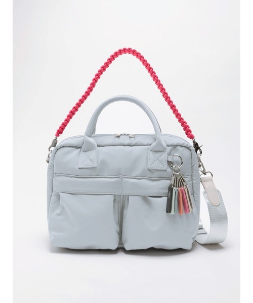 cheek(BAG)(チーク)の「【cheek】w pocket 3way boston(ショルダーバッグ・レディース・グレー/ブラック/カーキ・FREE)」の1枚目の写真