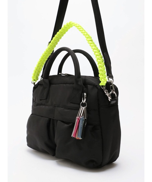cheek(BAG)(チーク)の「【cheek】w pocket 3way boston(ショルダーバッグ・レディース・グレー/ブラック/カーキ・FREE)」の6枚目の写真