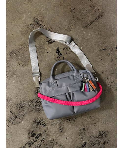 cheek(BAG)(チーク)の「【cheek】w pocket 3way boston(ショルダーバッグ・レディース・グレー/ブラック/カーキ・FREE)」の17枚目の写真