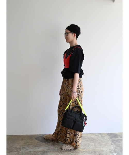 cheek(BAG)(チーク)の「【cheek】w pocket 3way boston(ショルダーバッグ・レディース・グレー/ブラック/カーキ・FREE)」の20枚目の写真