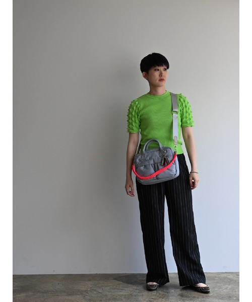 cheek(BAG)(チーク)の「【cheek】w pocket 3way boston(ショルダーバッグ・レディース・グレー/ブラック/カーキ・FREE)」の21枚目の写真
