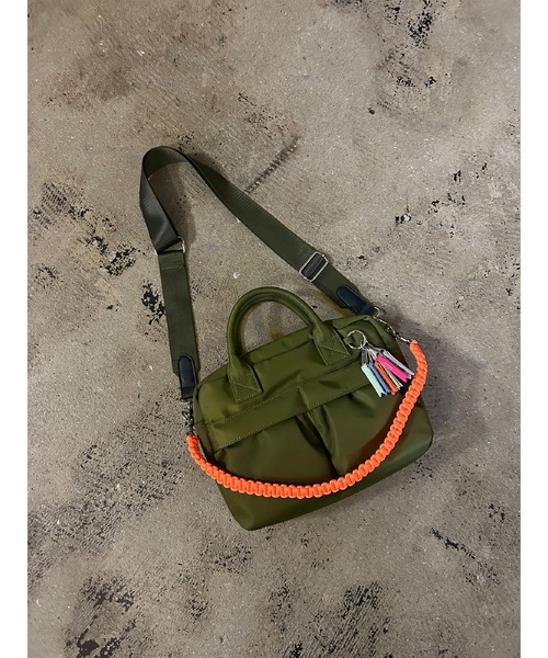cheek(BAG)(チーク)の「【cheek】w pocket 3way boston(ショルダーバッグ・レディース・グレー/ブラック/カーキ・FREE)」の15枚目の写真