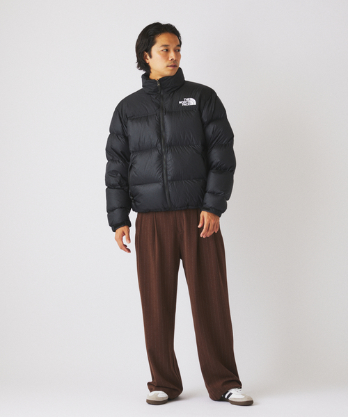 THE NORTH FACE(ザノースフェイス)の「THE NORTH FACE / ノースフェイス ヌプシ ジャケット ND92555(ダウンジャケット/コート・メンズ・チャコールグレー/ブラック/レッド・MEDIUM/LARGE)」の7枚目の写真