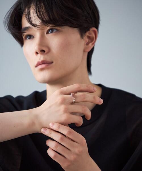 Jouete（ジュエッテ）の「[ジェム] リング サンストーン（リング・レディース・シルバー・#17/#15/#13/#11/#9）」の8枚目の写真