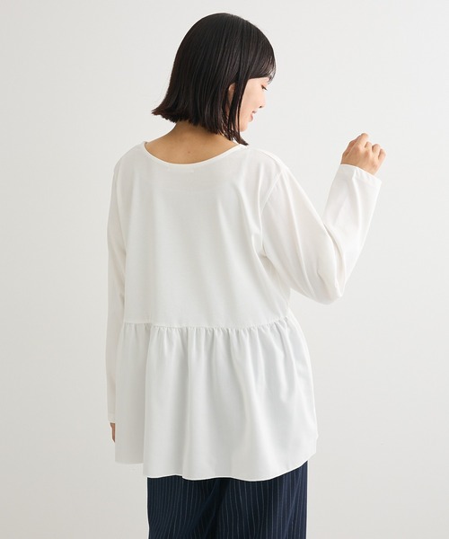 Green　Parks（グリーンパークス）の「裾フレアホワイトインナー（Tシャツ/カットソー・レディース・オフホワイト・FREE）」の8枚目の写真