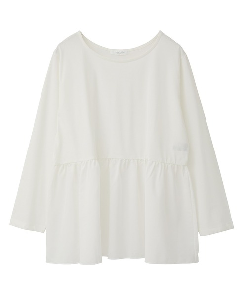 Green　Parks（グリーンパークス）の「裾フレアホワイトインナー（Tシャツ/カットソー・レディース・オフホワイト・FREE）」の14枚目の写真