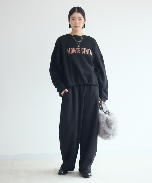 セール】cloche 裏起毛リバーシブルトップス（スウェット）｜Paradise