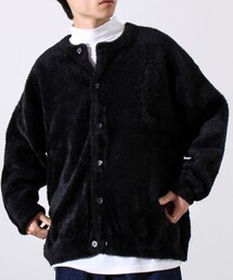 GLOSTER | モヘヤライク シャギークルーネックカーディガン(カーディガン/ボレロ)