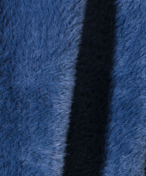 GLOSTER(グロスター)の「モヘヤライク シャギークルーネックカーディガン(カーディガン/ボレロ・メンズ・ブラウン/グレイッシュブルー/ブラック/パープル・S/M/L)」の18枚目の写真