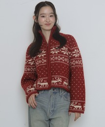 WEGO/ノルディックZIPニット