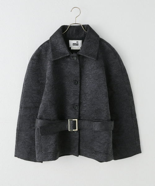 Mii / ミイ】ALL OVER MACHINE EMBROIDERED JACKET（その他アウター