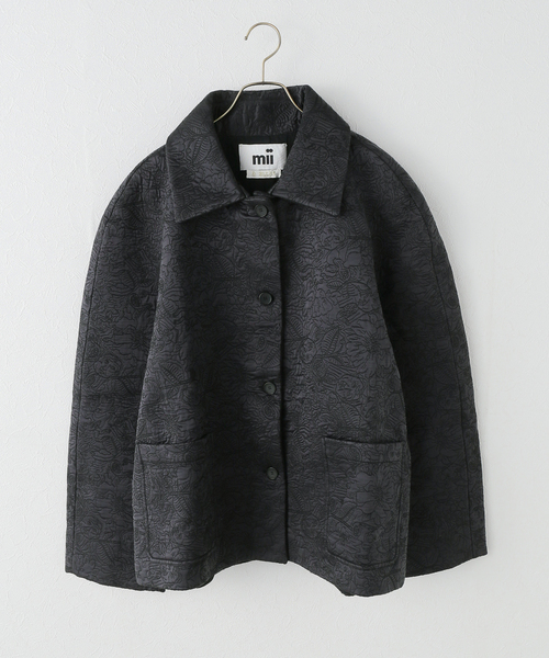 Mii / ミイ】ALL OVER MACHINE EMBROIDERED JACKET（その他アウター