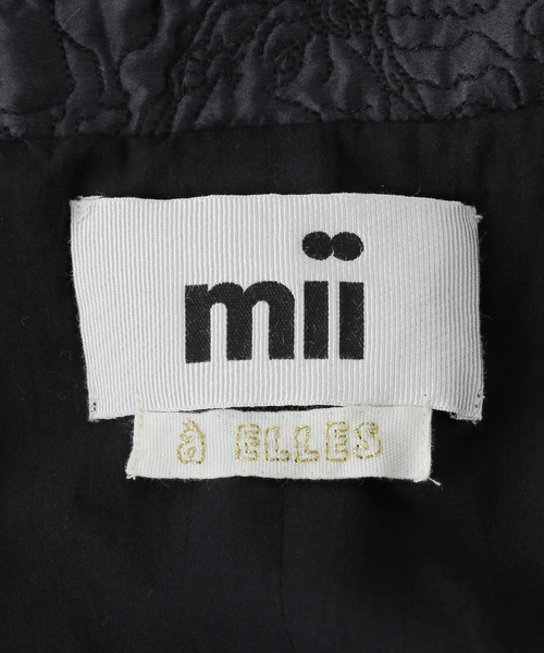 Mii / ミイ】ALL OVER MACHINE EMBROIDERED JACKET（その他アウター