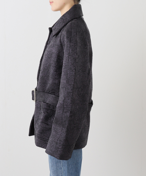 mii(ミー)の「【Mii / ミイ】ALL OVER MACHINE EMBROIDERED JACKET(その他アウター・レディース・ブラック・SMALL)」の10枚目の写真