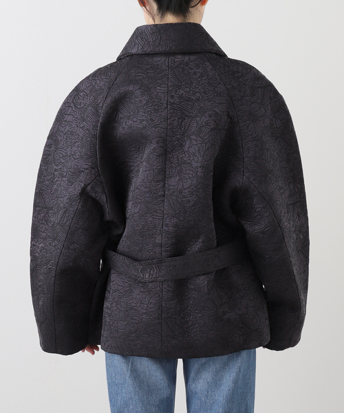 mii(ミー)の「【Mii / ミイ】ALL OVER MACHINE EMBROIDERED JACKET(その他アウター・レディース・ブラック・SMALL)」の11枚目の写真