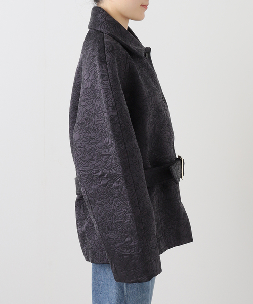 Mii / ミイ】ALL OVER MACHINE EMBROIDERED JACKET（その他アウター