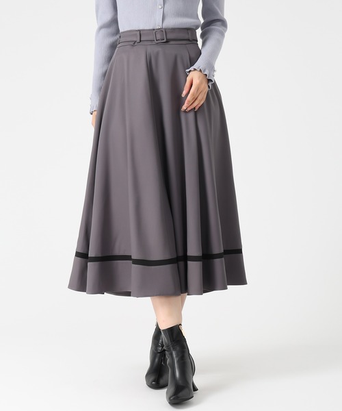 セール】2025秋冬新作 裾配色フレアスカート（スカート）｜MISCH MASCH